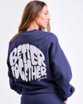 Bumpro Oversized Crewneck Navy/Better Together - XL