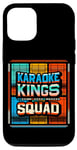 Coque pour iPhone 12/12 Pro Karaoke Kings Squad Singing Party Fun Group Talent -