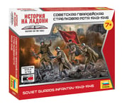 Soviet Gardes Infantry 1943-1945 Figurine 1:72 Plastique Model Kit Zvezda