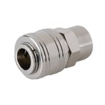 Silverline Euro Air Line Female Thread Quick Coupler 1/4" BSP (238184)