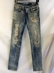 Jean droit Femme Diesel Modèle Matic 100%Coton Taille w24 couleur Bleu Neuf !!!!