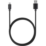 Cable USB Chargeur Noir pour Samsung Galaxy J1-J3-J5-J7-2015-2016-2017-J6-J6PLUS - Cable Micro USB 1 Metre Phonillico®