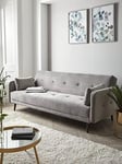 Very Home Cadiz Velvet Sofa Bed - Grey - Fsc&Reg; Certified