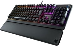 Roccat Pyro - USB-A Clavier de jeu mécanique RGB (FR Layout), noir