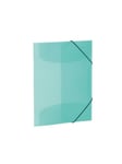 HERMA Elasticated folder A3 PP translucent turquoise