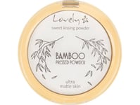 Lovely Bamboo Pressed Powder Transparent Mattande Pressat Ansiktspuder 10G