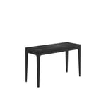 Gloster - Grid 103x 40 cm Console Table, Frame Meteor, Nero Ceramic Top - Utendørs småbord og sidebord - Henrik Pedersen - Svart - Tre/Stein