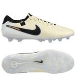 Nike Tiempo Legend 10 Elite Ag-pro Mad Ready - Lemonade/sort/gull - Kunstgress (Ag), størrelse 41