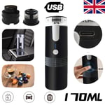 170ML Portable Electric Espresso Machine Coffee Maker for Camping Travel Hiking