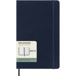 Agenda civil semainier Moleskine Grand Format Couverture Rigide Bleu Saphir