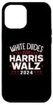 iPhone 15 Plus White Dudes for Harris and Waltz 2024 Vote Blue Democrat Case