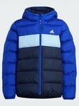 Boys, adidas Synthetic Down Jacket, Green, Size 9-10 Years