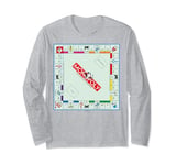 Monopoly Vintage Classic Board Game Color Logo Long Sleeve T-Shirt
