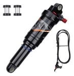 L-DREAM Bike Air Rear Shock Absorber, 165/190/200/210mm Suspension for XC Soft Tail MTB Mountain Electric (Color : Remote Lockout, Size : 200mm)