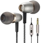 Betron AX3 Earphones Wired In-Ear Headphones with Microphone, Compatible with Smartphones, MP3 Players, Laptops and Tablets