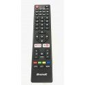 Tele-commande Remote pour TV Brandt B4502UHD B4302YHD JKT-91B-2