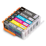 OfficeWorld 6 coloré 570 571XL Remplacer pour Canon PGI-570 CLI-571 Cartouches d'encre pour Canon Pixma TS8051 TS8050 TS8053 TS80