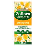 Zoflora Springtime Concentrated Multipurpose Disinfectant Liquid, Antibacterial Multi-surface Cleaner, Pet-Friendly, Kills 99,9% of Bacteria & Viruses, 1 x 500ml