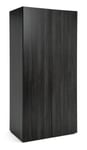 Habitat Atlas 2 Door Wardrobe - Black & Brown And