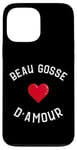 Coque pour iPhone 13 Pro Max Beau gosse d'amour Cadeau homme fête de l'amour