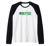 One Piece Roronoa Zoro Pirate Hunter Badge Anime Raglan Baseball Tee