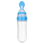 90ml Baby Squeeze Feeding Bottle Silicone with Spoon Food Rice Cereal Feeder