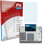 atFoliX 2x Screen Protection Film for Akai MPC X Screen Protector clear