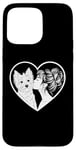 iPhone 15 Pro Max West Highland White Terrier Dog Art Valentine's Day Heart Case