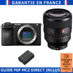 Sony Alpha 6700 ( A6700 ) + FE 50mm f/1.2 GM + 1 Sony NP-FZ100 + Guide PDF MCZ DIRECT '20 TECHNIQUES POUR RÉUSSIR VOS PHOTOS