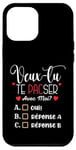 Coque pour iPhone 12 Pro Max Veux Tu Te Pacser Avec Moi Demande Pacs Originale Pacsé