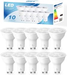 Tuare GU10 LED Bulbs, Cool White 6000K GU10 Bulb 7W 350LM, 50W Halogen Equivalen