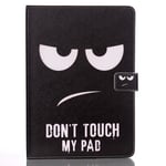 Lompakkokotelo iPad Air 2:lle - "Don't Touch My iPad"