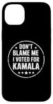 Coque pour iPhone 14 Plus Pro Kamala Harris T-shirt au design vintage vieilli