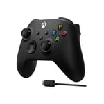 Microsoft Xbox Wireless Controller + USB-C Cable - spelkontroll - trådlös - Bluetooth