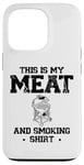 Coque pour iPhone 13 Pro I Love To Grill And Chill Griller Cook BBQ Griller Barbecue