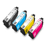 4x Cartouches 503XL Compatible pour Epson Workforce WF-2960 DWF WF-2965