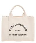 Karl Lagerfeld tote bag women rue st-guillaume 240W3892106 Natural cotton