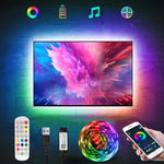 AIJIAER Led Strip Lights2m Tv Led Backlight for 40-60 inch Tv Bluetooth App C...