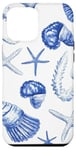 iPhone 12 Pro Max Blue Seashell Coastal Summer, Starfish, Women Case