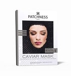 Patchness Caviar Masque Soie Prêt à Poser Liftant Coup d'Eclat Extraits de Caviar Noir Acide Hyaluronique 1 Masque/1 Sérum à Usage Unique