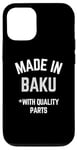 iPhone 12/12 Pro Made In Baku Funny Slogan Born In Baku Case