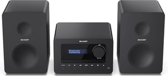 SHARP XL-B520D (BK) Tokyo Dab+ Hi-Fi Micro System, Compact Stereo Digital Radio 