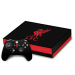 OFFICIAL LIVERPOOL FOOTBALL CLUB ART VINYL SKIN DECAL FOR XBOX ONE X BUNDLE