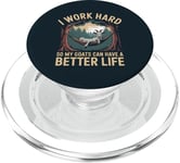 Goat Owner Better Life Rancher Farm Funny Goat PopSockets PopGrip for MagSafe