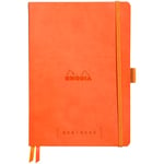 Rhodia Goalbook soft tangerine A5 dot ivory