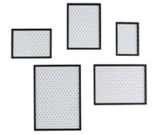 Habitat Aluminus Metal Picture Frames - Pack of 5