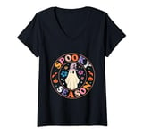 Womens Scary Season V-Neck T-Shirt