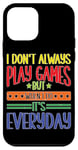 Coque pour iPhone 12 mini Casual Gamer: Playing Games Everyday