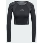 adidas Seamless Knitted Long Sleeve Tee, storlek XX-Small