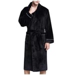 Hommes d'hiver en Peluche Allongé Châle Peignoir Maison Vêtements À Manches Longues Robe Manteau Hommes Robe Fourrure Robe Livraison Gratuite L BK Livraison Gratuite